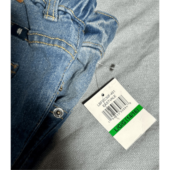 NWT Lucky Brand Eastvale Girl’s Pull On Jeans Elastic Waist Sz Lg (14/16) - Picture 6 of 11